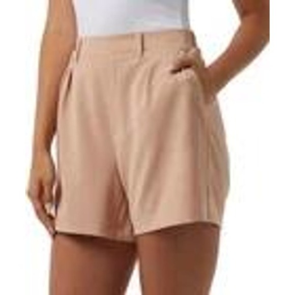 32 Degrees Pants - 32 Degrees Cool Womens‎ Pull On Shorts Peach Orange Pleated Front XXL 1846732
